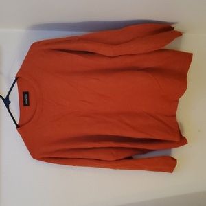 Orange cashmere sweater